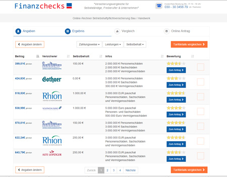 Haftpflichtversicherung für kleinunternehmer