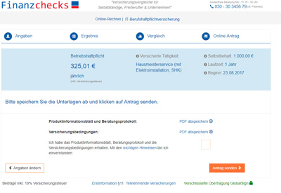 Jetzt IT-Haftpflichtversicherung Online-Antrag